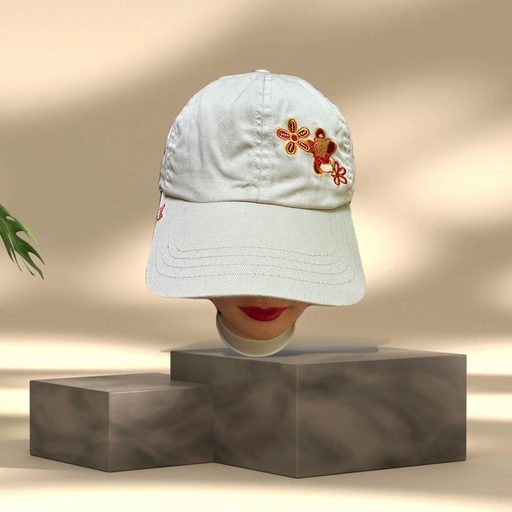 Disney Winnie The Pooh Embroidered Floral Cap